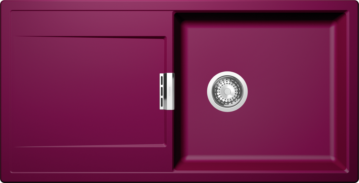 SCHOCK Spüle Auflage Mono D-100L-A Cristadur Berry MOND100LABRY