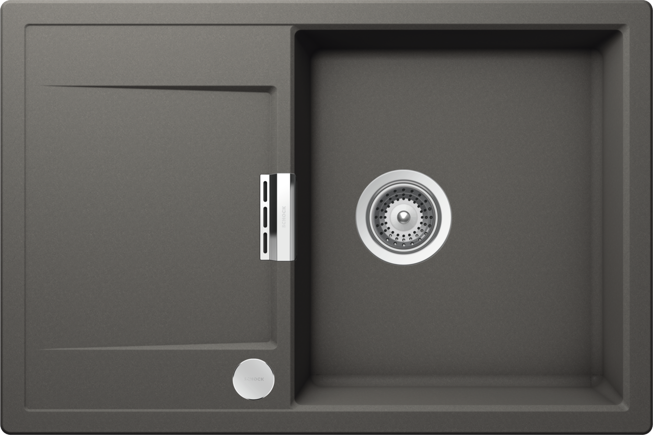 SCHOCK Spüle Unterbau Mono D-100-U Cristadur Silverstone MOND100USIL