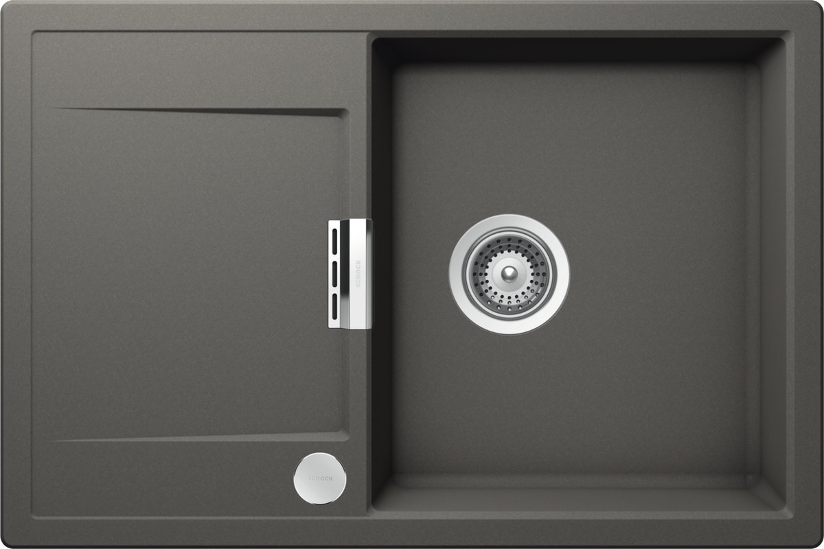 SCHOCK Spüle Unterbau Mono D-100-U Cristadur Silverstone MOND100USIL