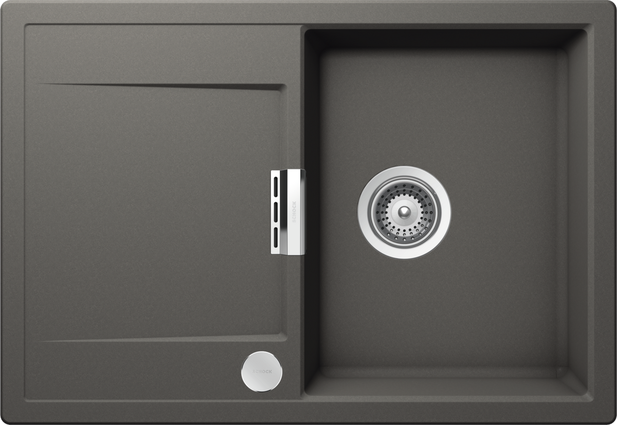 SCHOCK Spüle Unterbau Mono D-100S-U Cristadur Silverstone MOND100SUSIL