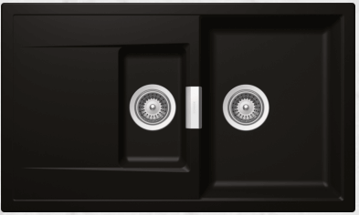 SCHOCK Spüle Auflage Mono D-150-A Cristadur Night MOND150ANGT