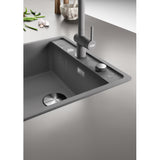 FRANKE Fragranitebecken MRG 610-52 A Steingrau Druckknopf Edelstahl 114.0658.295
