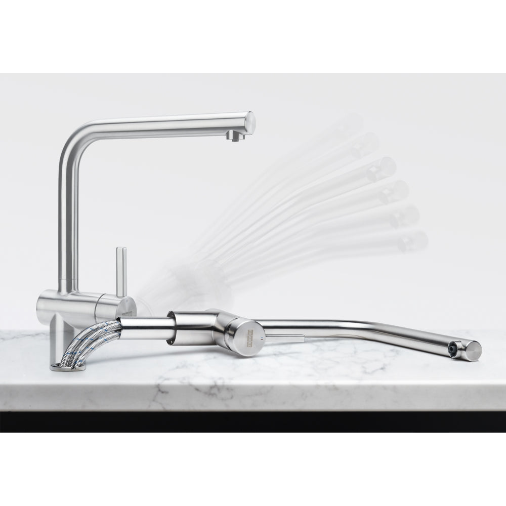 FRANKE Atlas Neo Window Niederdruck Edelstahl Seitenbedienung 115.0521.437