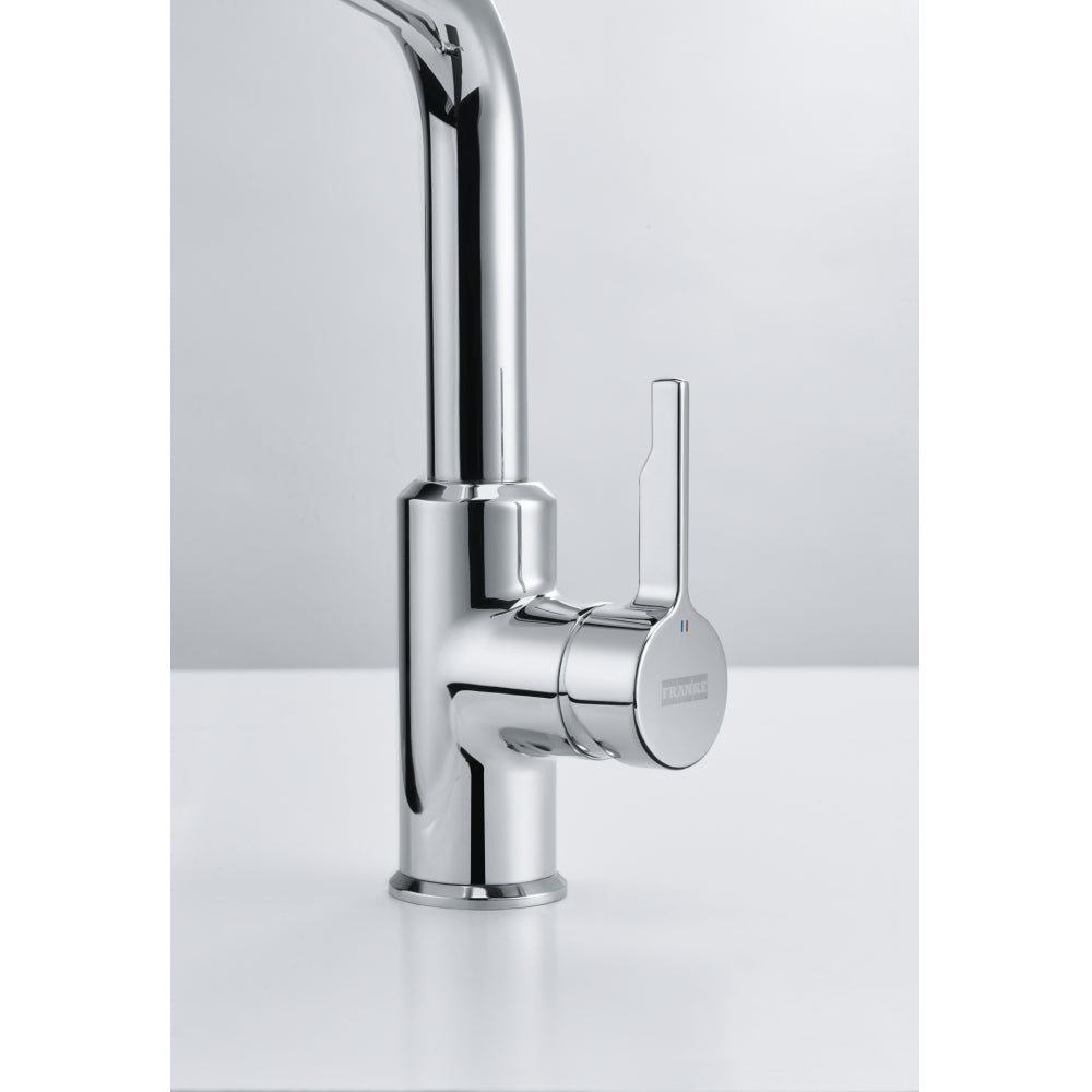 FRANKE Urban L Zugauslauf Chrom Seitenbedienung 115.0595.083