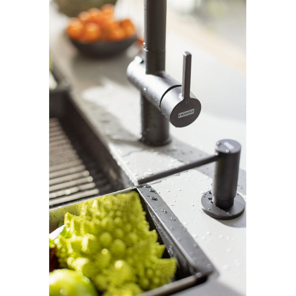 FRANKE Active Twist L Auszugsbrause Black matt Seitenbedienung 115.0669.769