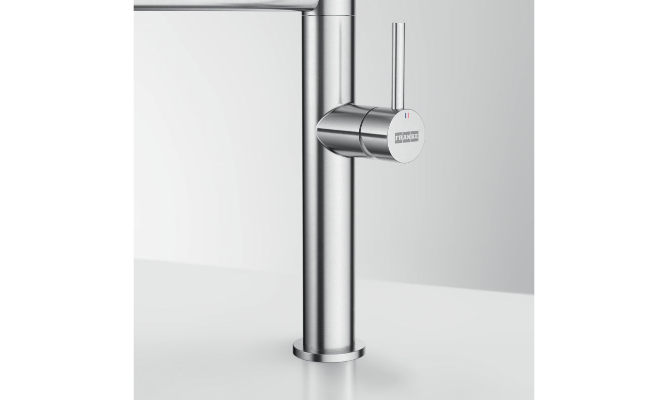 FRANKE Pescara Semi-Pro Edelstahl Auszugsbrause Edelstahl PVD 115.0741.700