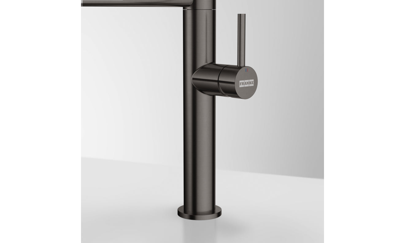 FRANKE Pescara Semi-Pro Anthracite Auszugsbrause Edelstahl PVD 115.0741.722