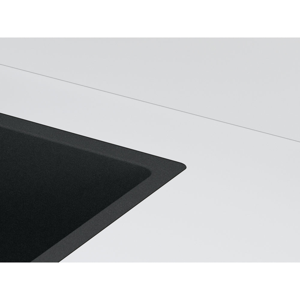 FRANKE Fragranitespüle UBG 211-100 Black Collection Drehknopf 135.0729.531