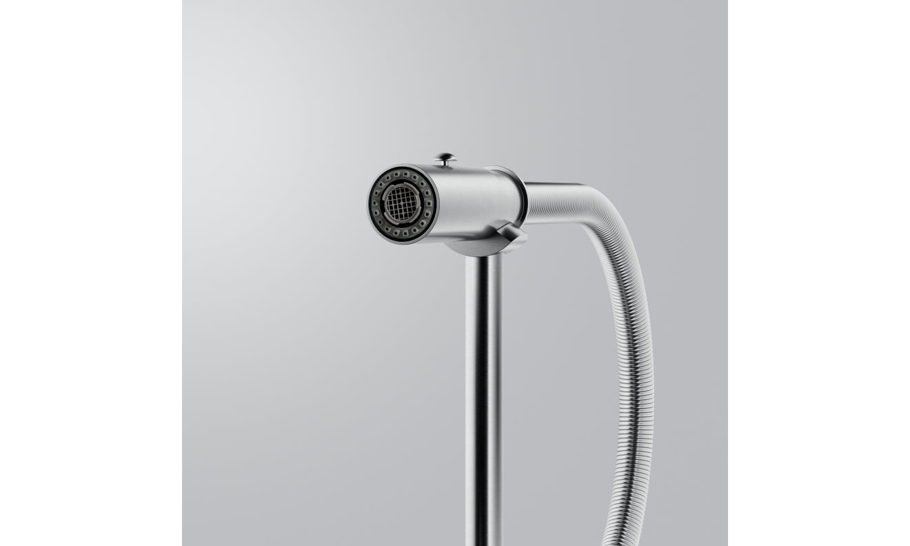 FRANKE Pescara Semi-Pro Edelstahl Auszugsbrause Edelstahl PVD 115.0741.700