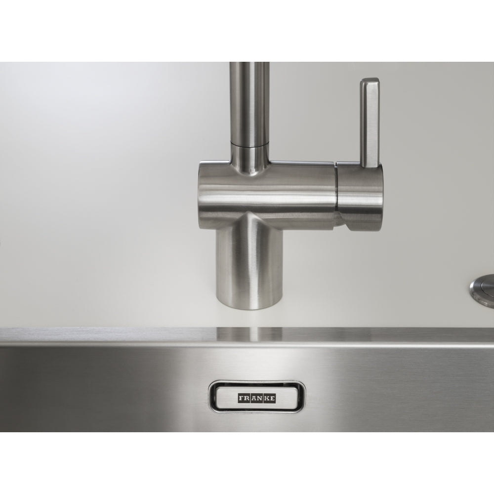 FRANKE Atlas Neo Sensor L Zugauslauf Edelstahl Seitenbedienung 115.0625.523