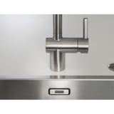 FRANKE Atlas Neo Sensor L Zugauslauf Edelstahl Seitenbedienung 115.0625.523