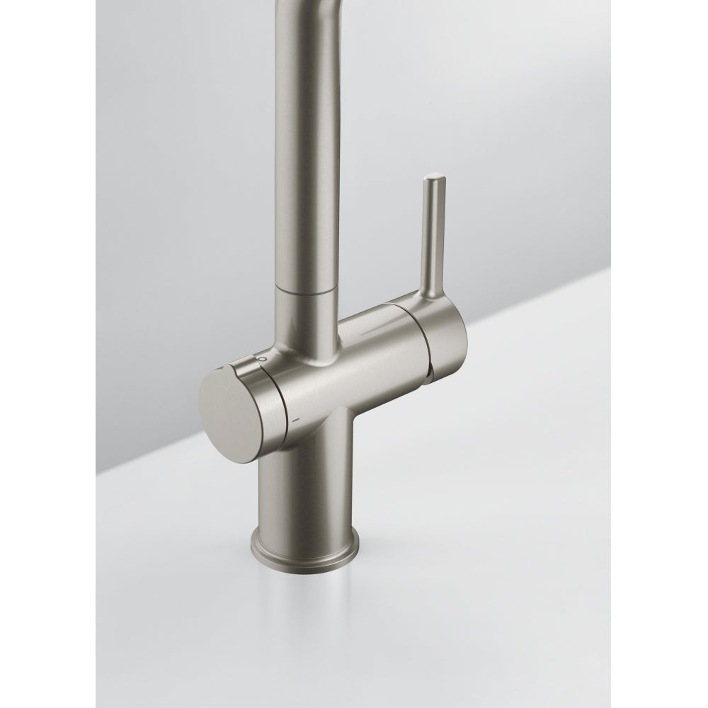 FRANKE Active Twist L Festauslauf Edelstahl-Optik Seitenbedien. 115.0653.504