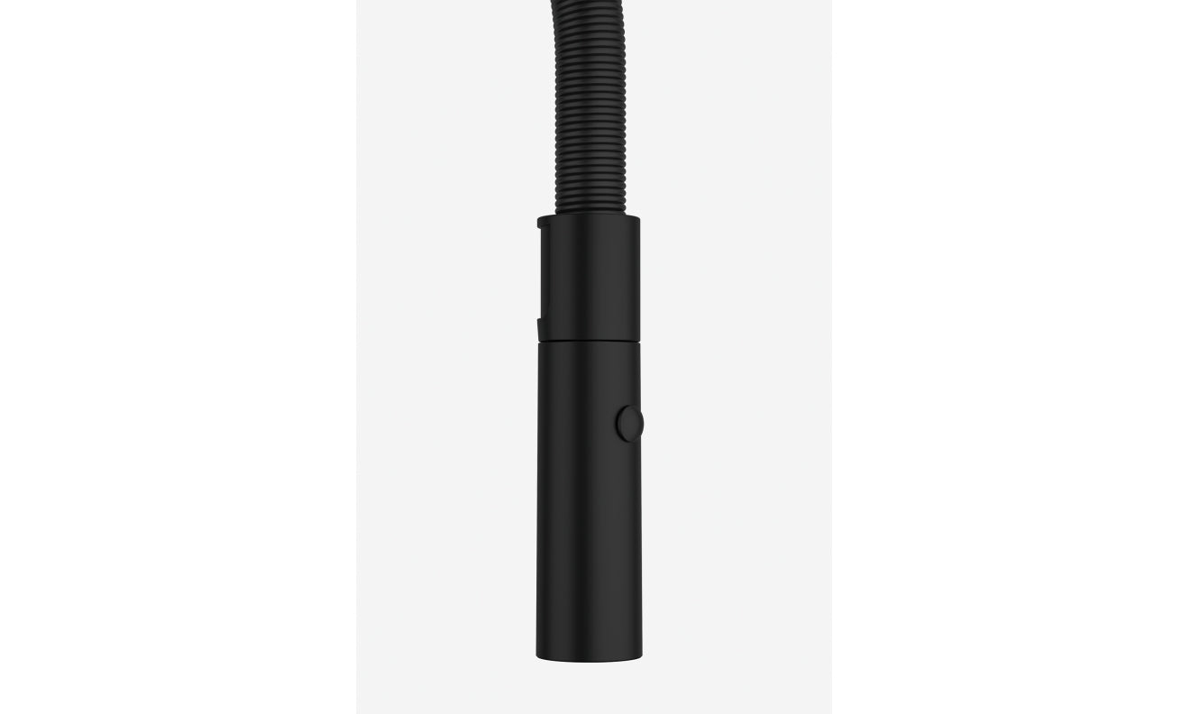 FRANKE Maris Slim Semi-Pro Black Matt Brause Seitenbedienung 115.0728.396