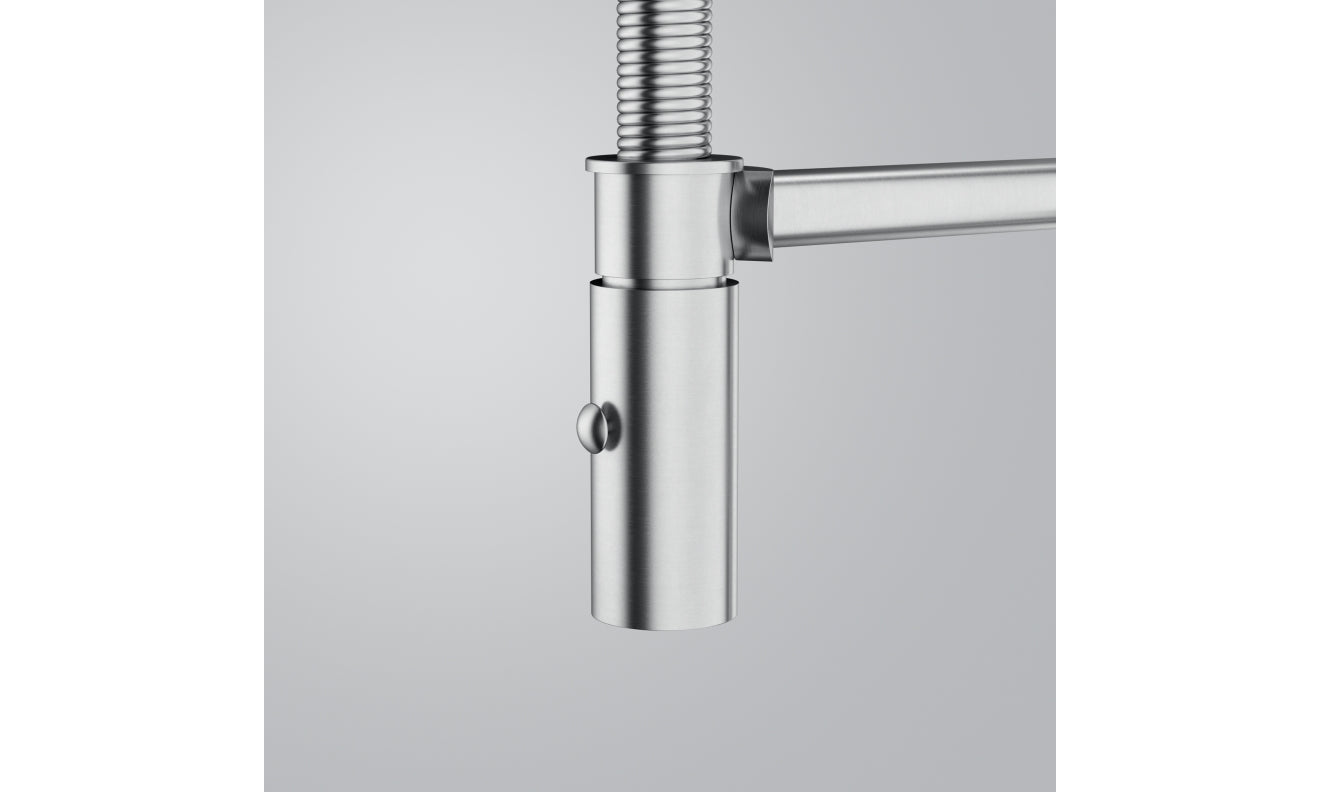 FRANKE Pescara Semi-Pro Edelstahl Auszugsbrause Edelstahl PVD 115.0741.700