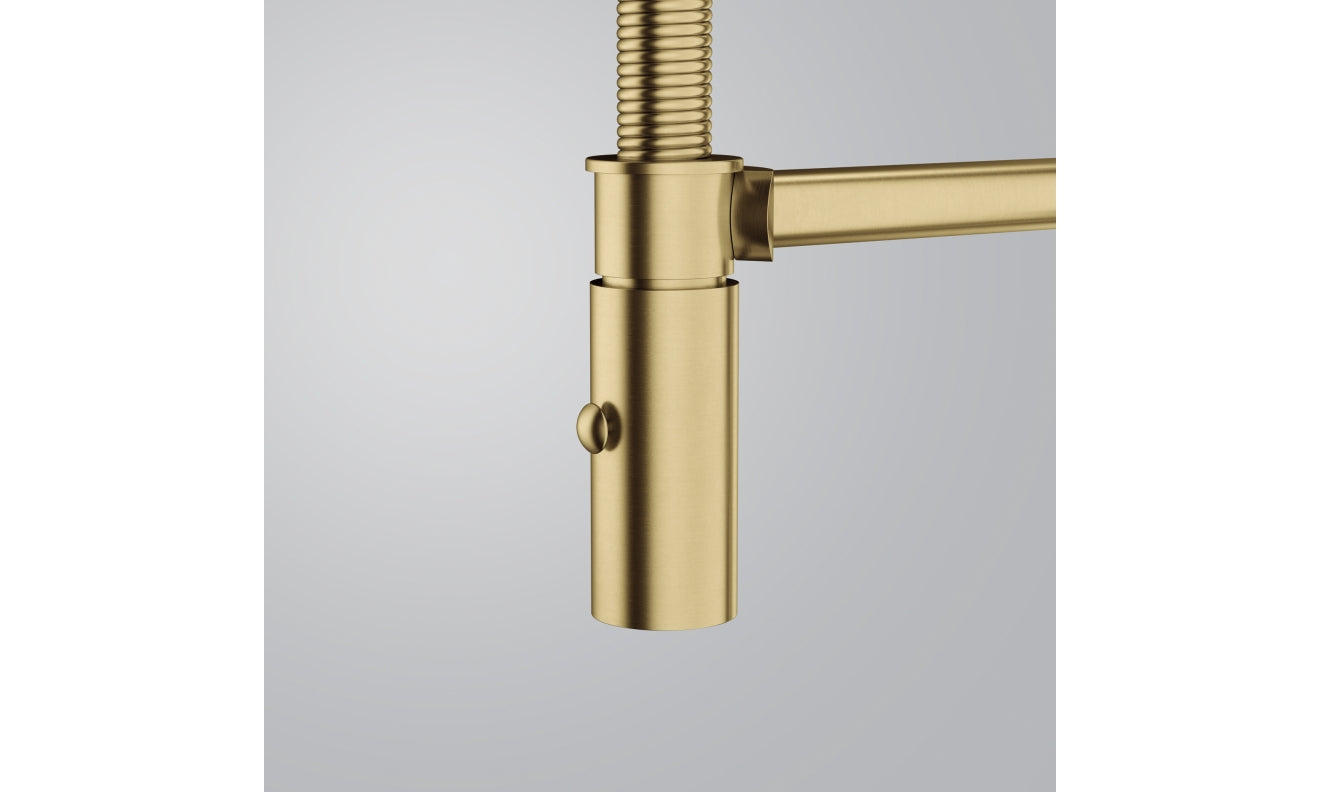 FRANKE Pescara Semi-Pro Gold Auszugsbrause Edelstahl PVD 115.0741.723