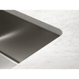 FRANKE Edelstahlbecken MYX 110-70 Edelstahl Druckknopf Edelstahl 122.0625.060