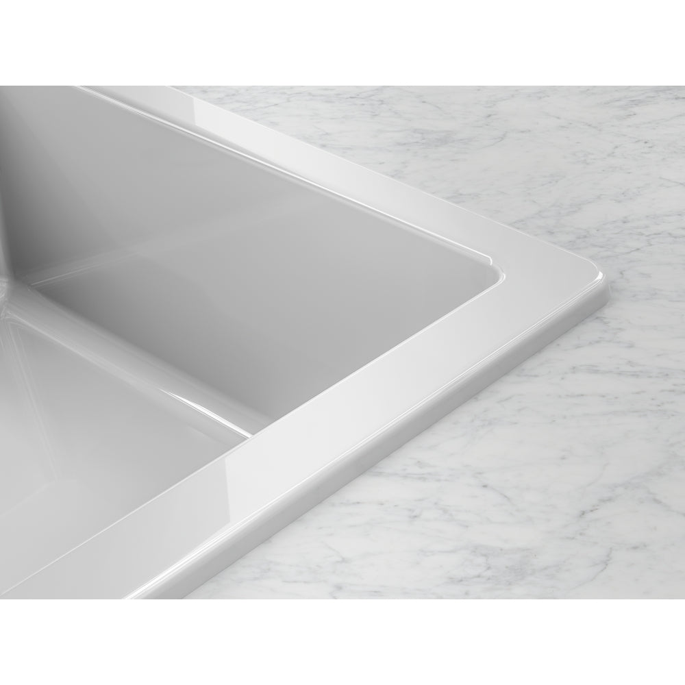 FRANKE Spüle MXK 611-100 Clacier Glänzend Druckknopf Edelstahl 124.0744.936