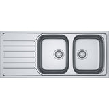 FRANKE Edelstahlspüle SKX 621-116 Edelstahl Drehknopf  101.0469.740