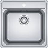 FRANKE Edelstahlbecken BCX 610-51 Edelstahl Handbedienung  101.0622.893