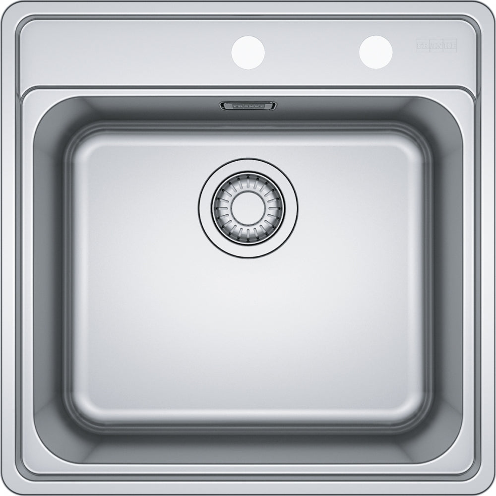 FRANKE Edelstahlbecken BCX 610-51 Edelstahl Drehknopf  101.0623.960