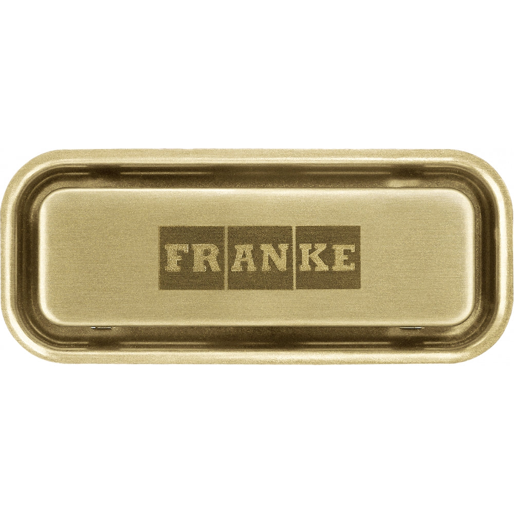 FRANKE Eckiger Überlauf Gold PVD 133.0630.111