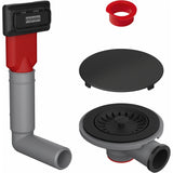FRANKE Ventilset Handbetätigung eckiger Überlauf 112.0658.444