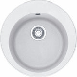 FRANKE Fragranitebecken ROG 610-41 Glacier Drehknopf  114.0009.509
