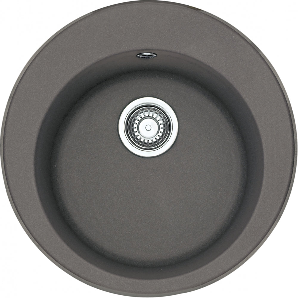 FRANKE Fragranitebecken ROG 610-41 Steingrau Handbedienung  114.0009.542