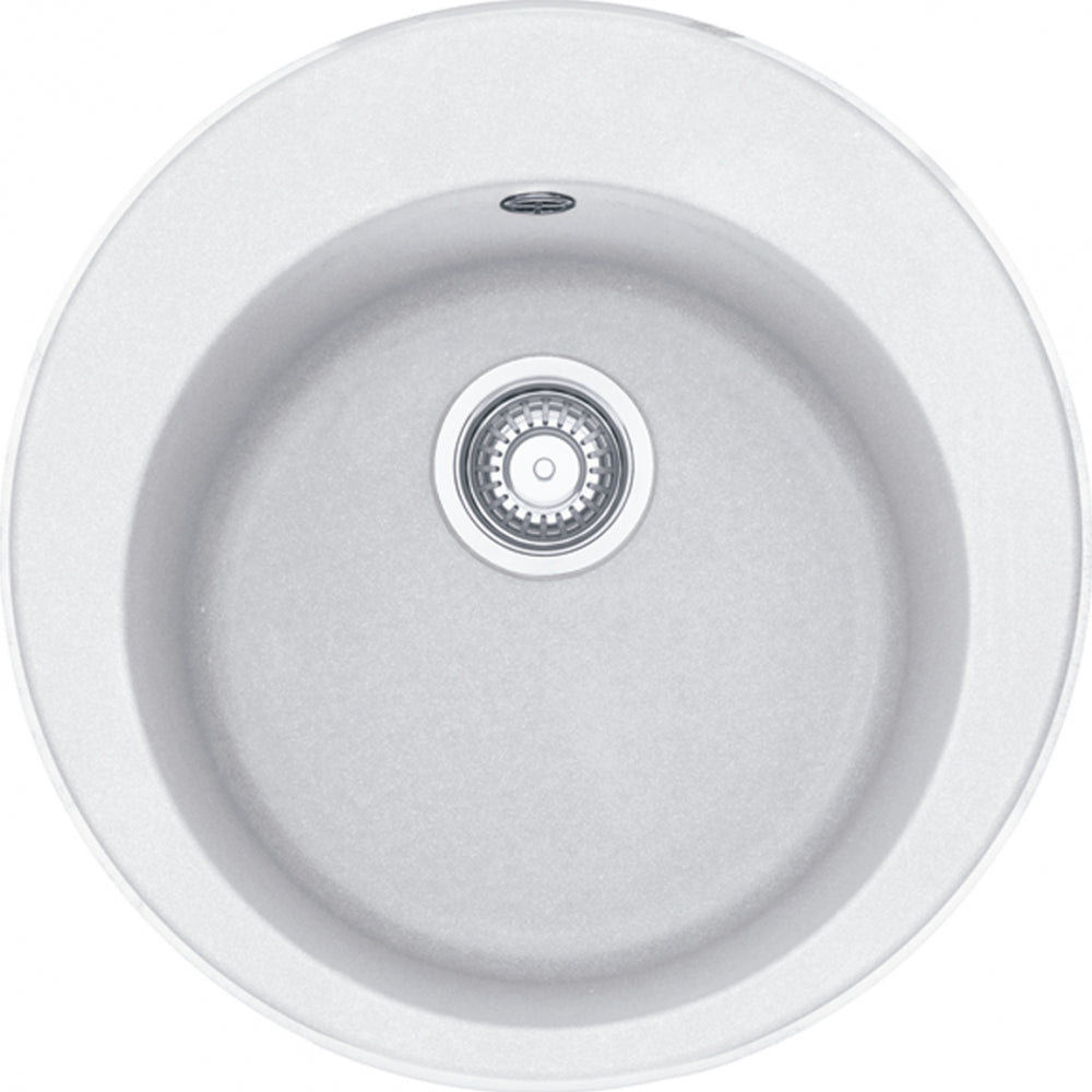 FRANKE Fragranitebecken ROG 610-41 Glacier Handbedienung  114.0009.546