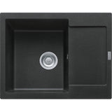 FRANKE Fragranitespüle MRG 611-62 Onyx Druckknopf Edelstahl 114.0477.500