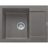 FRANKE Fragranitespüle MRG 611-62 Steingrau Druckknopf Edelstahl 114.0477.503