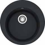 FRANKE Fragranitebecken ROG 610-41 Onyx Handbedienung  114.0199.718