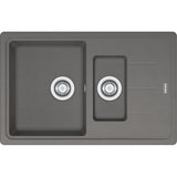 FRANKE Fragranitespüle BFG 651-78 Steingrau Drehknopf  114.0301.367