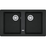 FRANKE Fragranitebecken BFG 620-34-34 Onyx Drehknopf  114.0301.373
