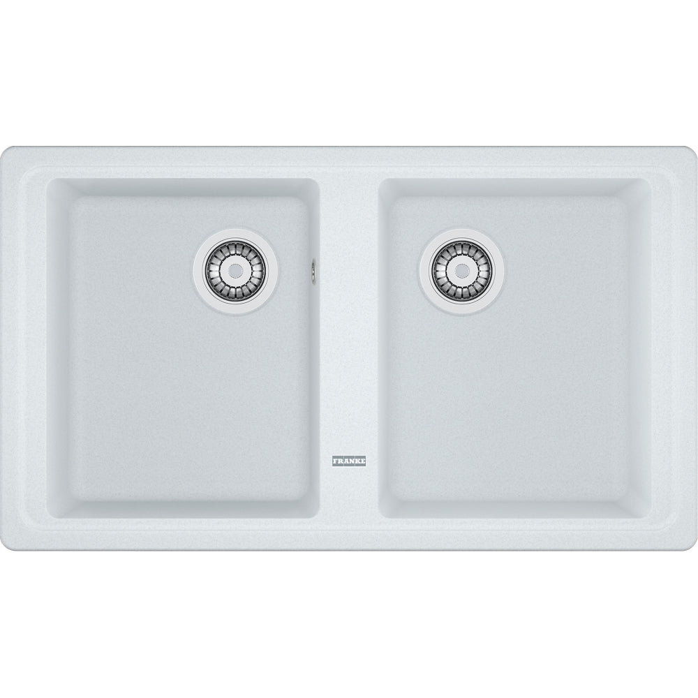 FRANKE Fragranitebecken BFG 620-34-34 Glacier Drehknopf  114.0302.016