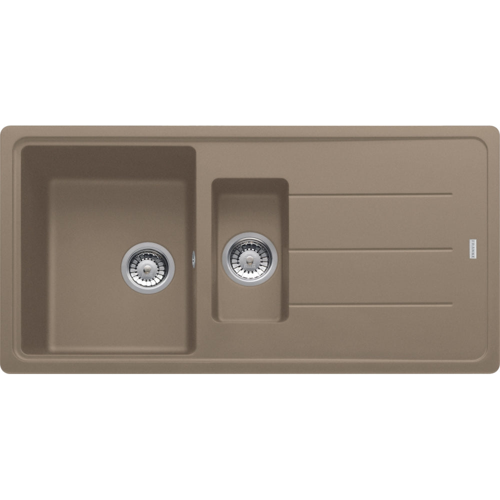 FRANKE Fragranitespüle BFG 651-97 Cashmere Drehknopf  114.0301.961
