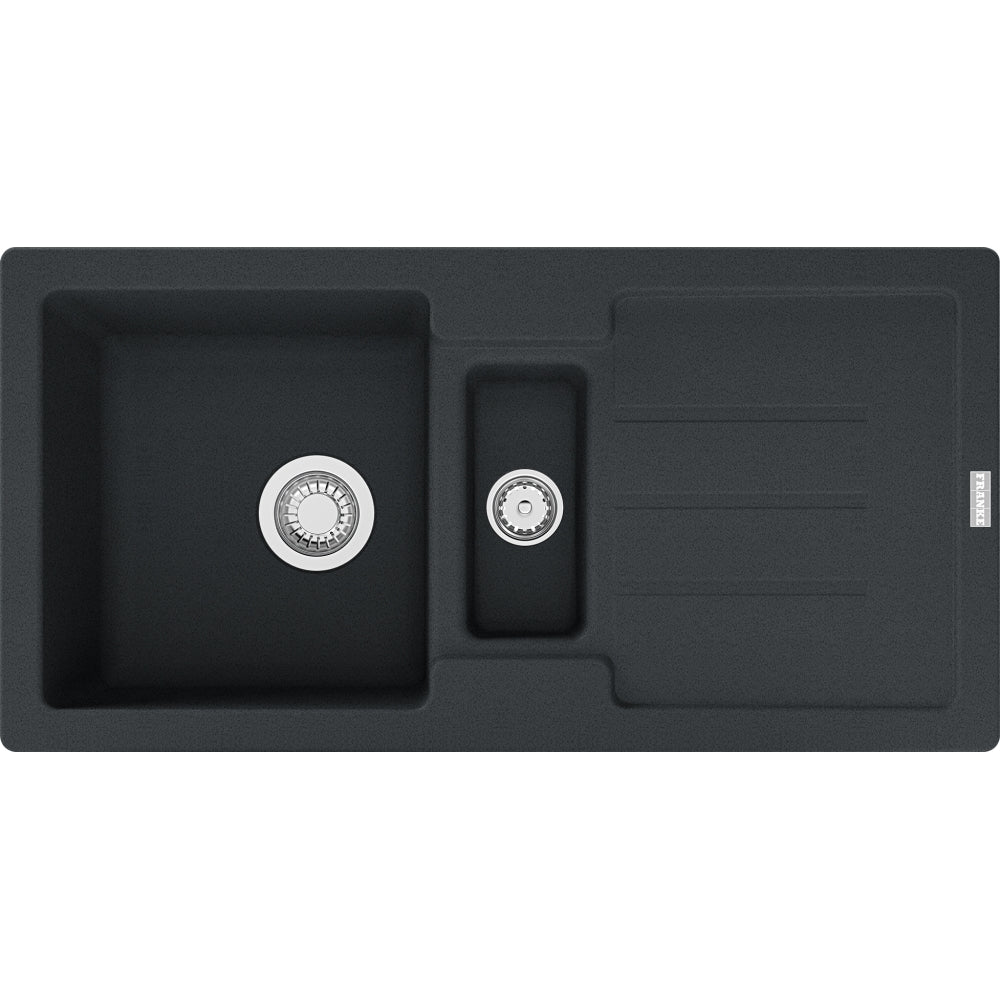 FRANKE Fragranitespüle STG 651-86 Onyx Drehknopf  114.0338.333