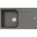 FRANKE Fragranitespüle UBG 611-86 Steingrau Drehknopf  114.0682.523