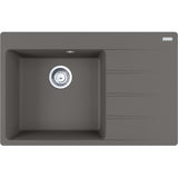 FRANKE Fragranitespüle CNG 611-78 A Steingrau Drehknopf Edelstahl 114.0627.675