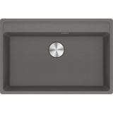 FRANKE Fragranitebecken MRG 610-72 A Steingrau Druckknopf Edelstahl 114.0658.306