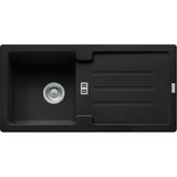 FRANKE Fragranitespüle STG 614-86 Onyx Drehknopf  114.0657.827