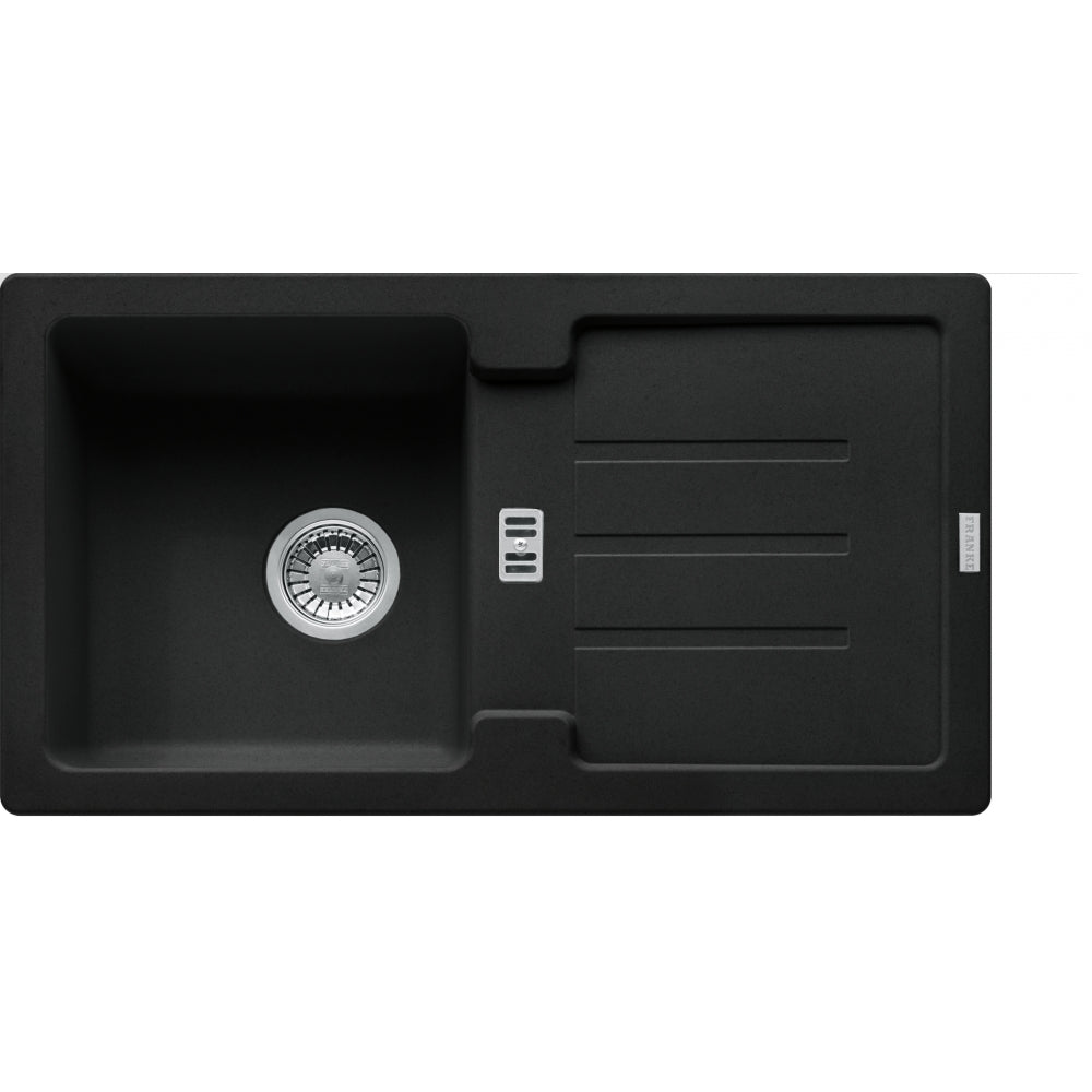 FRANKE Fragranitespüle STG 614-78 Black Matt Handbedienung  114.0657.828
