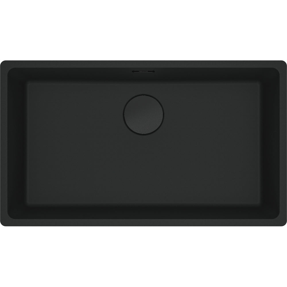 FRANKE Fragranitebecken MRG 110-72 Black Matt Handbedienung  125.0683.235