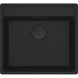 FRANKE Fragranitebecken MRG 610-52 A Black Matt Handbedienung  114.0658.586