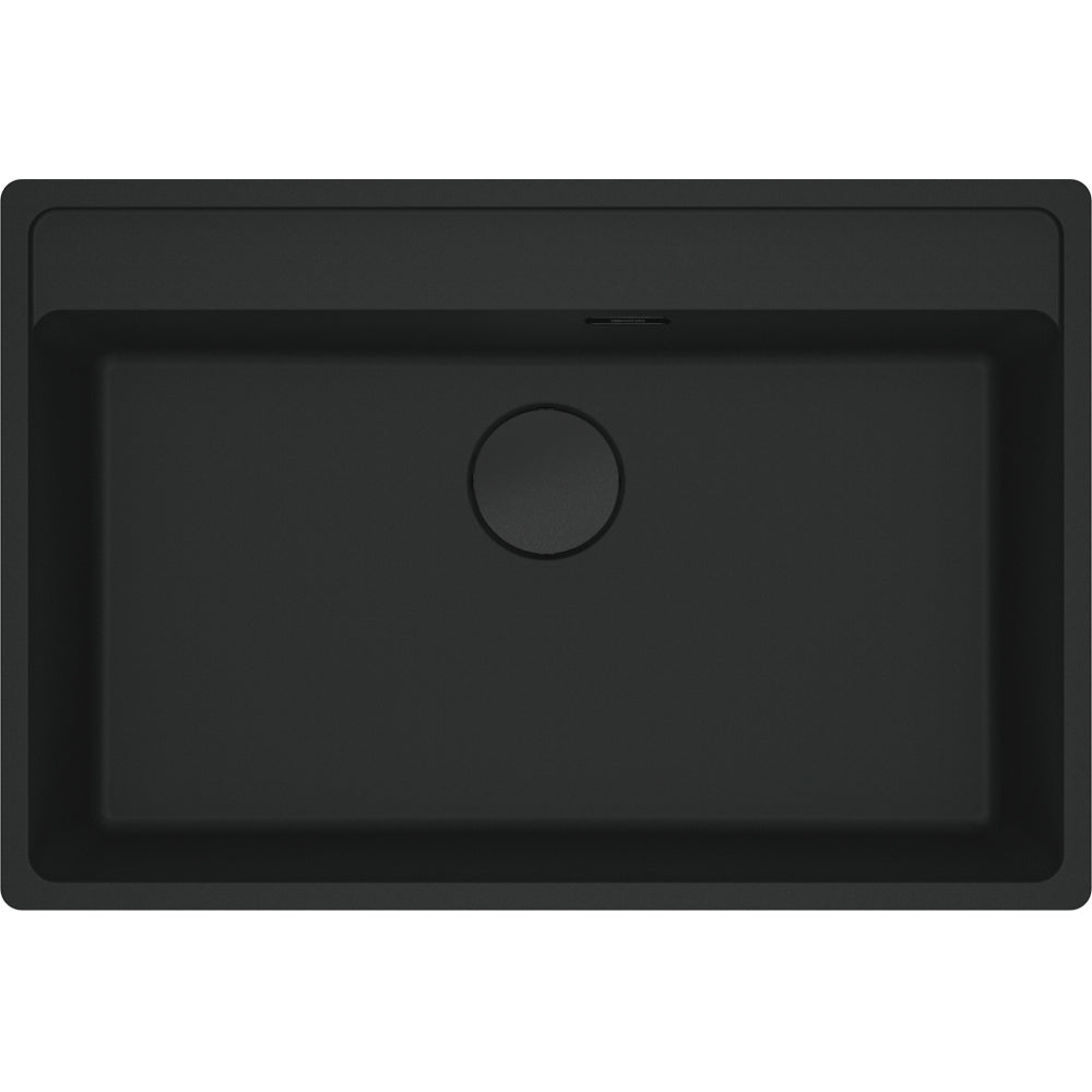 FRANKE Fragranitebecken MRG 610-72 A Black Matt Handbedienung  114.0658.588