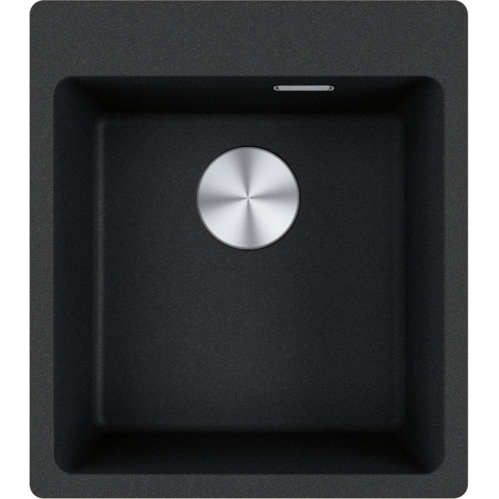 FRANKE Fragranitebecken MRG 610-39 A Onyx Druckknopf Edelstahl 114.0658.418
