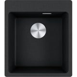 FRANKE Fragranitebecken MRG 610-39 A Onyx Druckknopf Edelstahl 114.0658.418