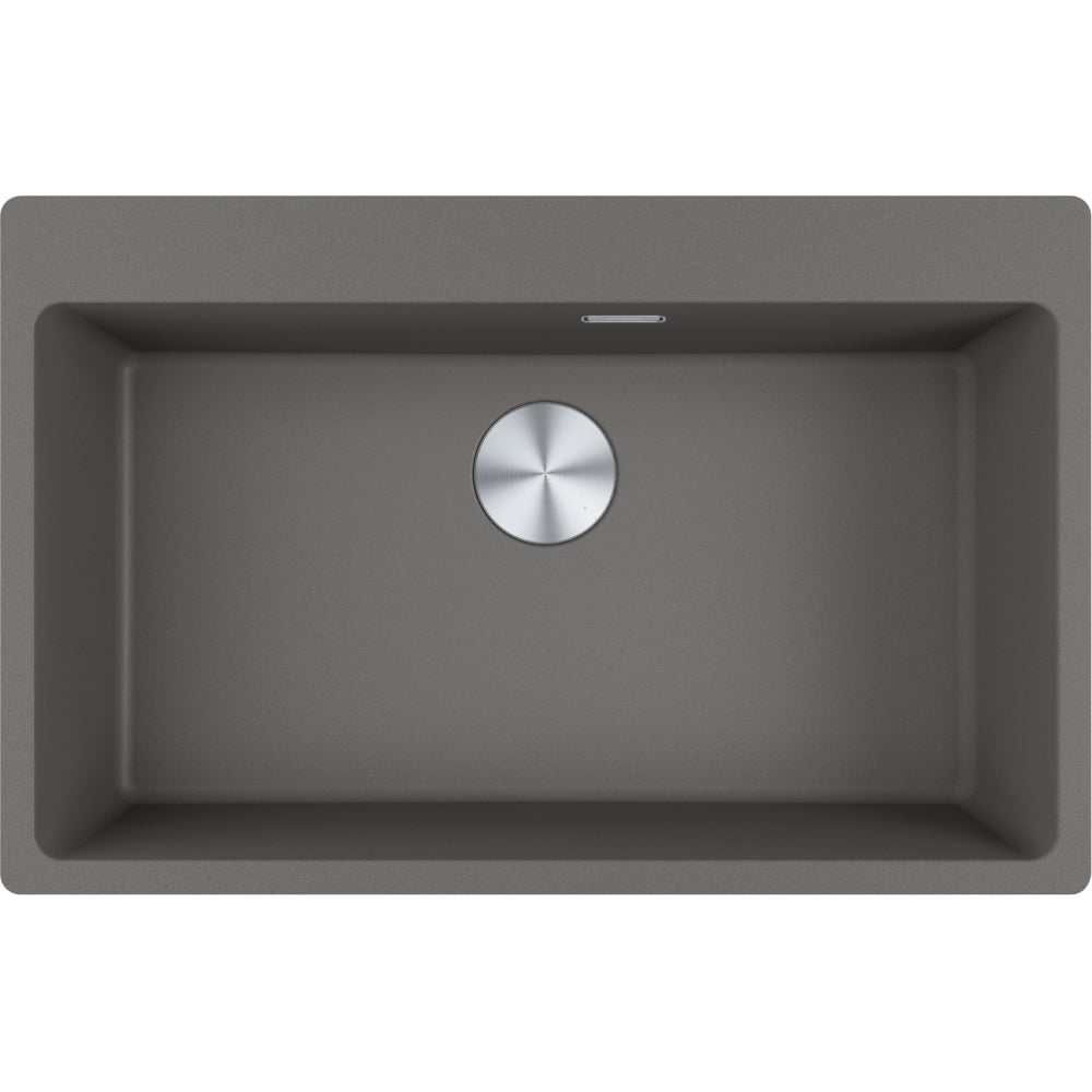 FRANKE Fragranitebecken MRG 610-73 A Steingrau Druckknopf Edelstahl 114.0708.224