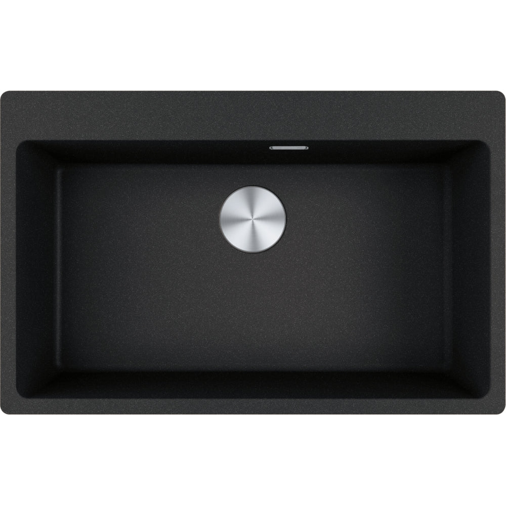 FRANKE Fragranitebecken MRG 610-73 A Onyx Druckknopf Edelstahl 114.0708.223