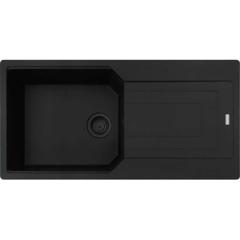 FRANKE Fragranitespüle UBG 211-100 Black Collection Drehknopf 135.0729.531